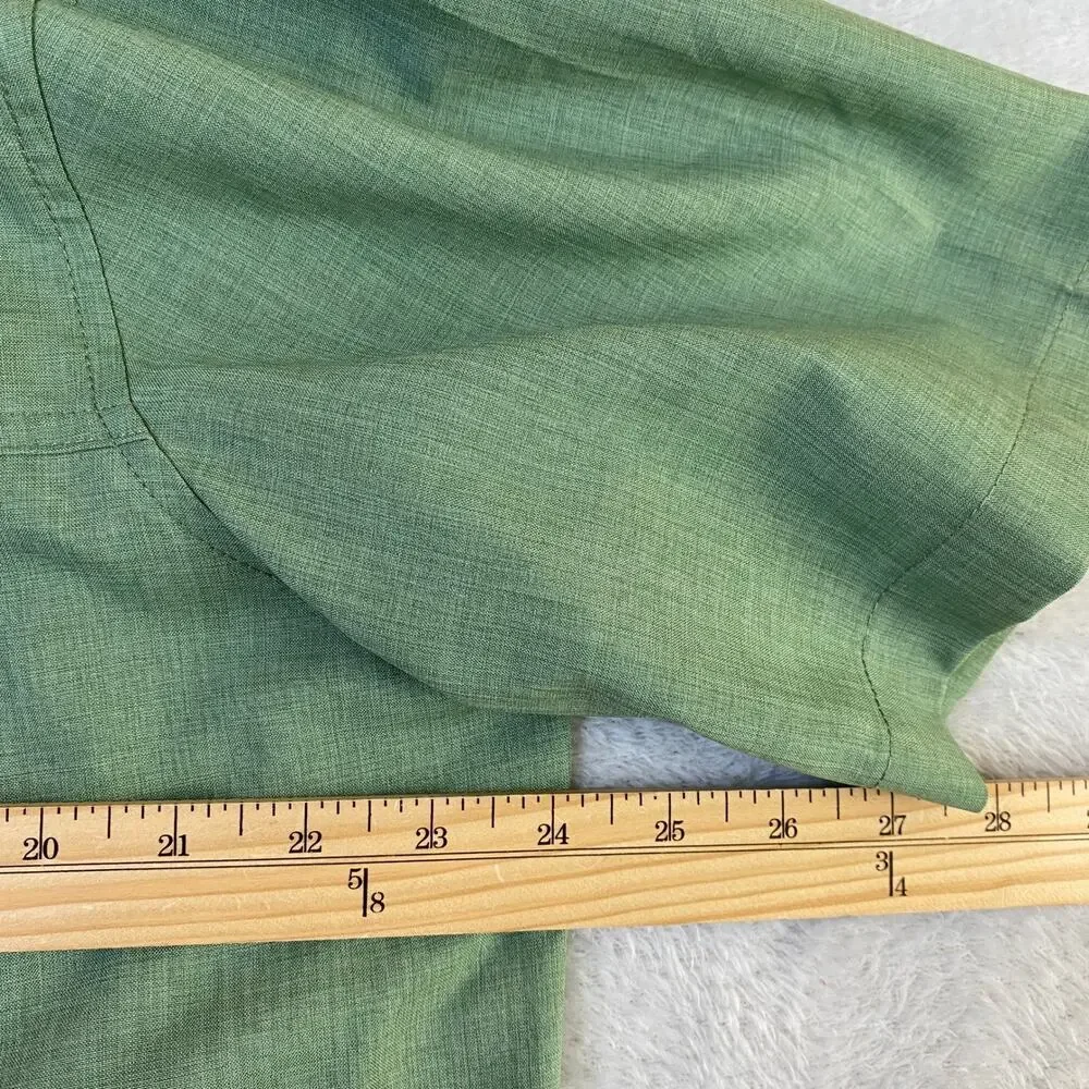 Orvis Men Outdoor Classic Collection Button Up Fishing Shirt  L Green Utility - Picture 5 of 8